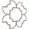 Ekena Millwork 83W x 83H x 38T Large Anderson Decorative Fretwork Wood Ceiling Panels, Walnut CELW83X83X0375ANDWA - alternate 10